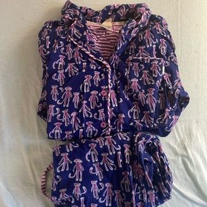 Munki Munki purple monkey pajamas